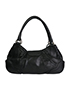Half Moon Buckle Top Handle Bag, back view
